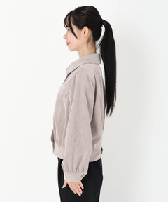 STRAWBERRY-FIELDS(ストロベリーフィールズ) |バックリボンコーデュロイジャンパー