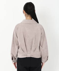 STRAWBERRY-FIELDS(ストロベリーフィールズ) |バックリボンコーデュロイジャンパー