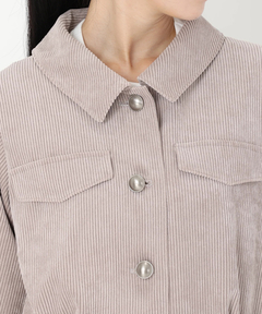 STRAWBERRY-FIELDS(ストロベリーフィールズ) |バックリボンコーデュロイジャンパー