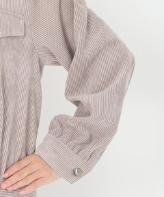 STRAWBERRY-FIELDS(ストロベリーフィールズ) |バックリボンコーデュロイジャンパー