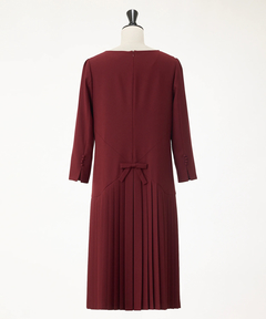 STRAWBERRY-FIELDS(ストロベリーフィールズ) |バックシャンプリーツドッキングワンピース