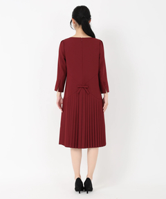 STRAWBERRY-FIELDS(ストロベリーフィールズ) |バックシャンプリーツドッキングワンピース