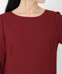 STRAWBERRY-FIELDS(ストロベリーフィールズ) |バックシャンプリーツドッキングワンピース