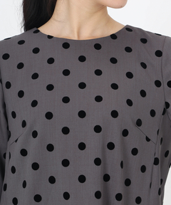 STRAWBERRY-FIELDS(ストロベリーフィールズ) |衿取り外しＡラインワンピース