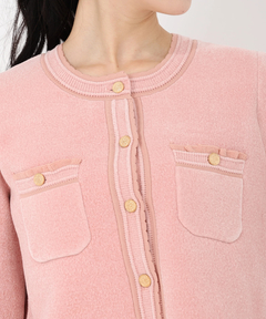 STRAWBERRY-FIELDS(ストロベリーフィールズ) |ベロアモールニットＪＫＴ