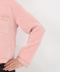 STRAWBERRY-FIELDS(ストロベリーフィールズ) |ベロアモールニットＪＫＴ