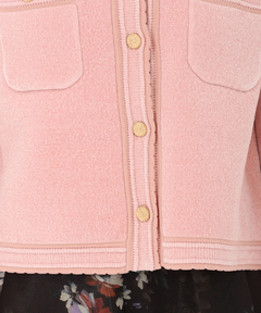 STRAWBERRY-FIELDS(ストロベリーフィールズ) |ベロアモールニットＪＫＴ