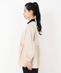 STRAWBERRY-FIELDS(ストロベリーフィールズ) |ギャザーペプラムライトブルゾン