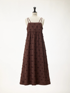 STRAWBERRY-FIELDS(ストロベリーフィールズ) |リボン刺繍タフタジャンパースカート