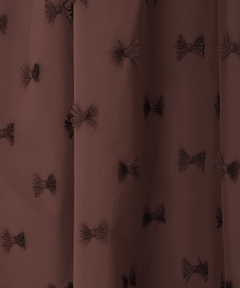 STRAWBERRY-FIELDS(ストロベリーフィールズ) |リボン刺繍タフタジャンパースカート