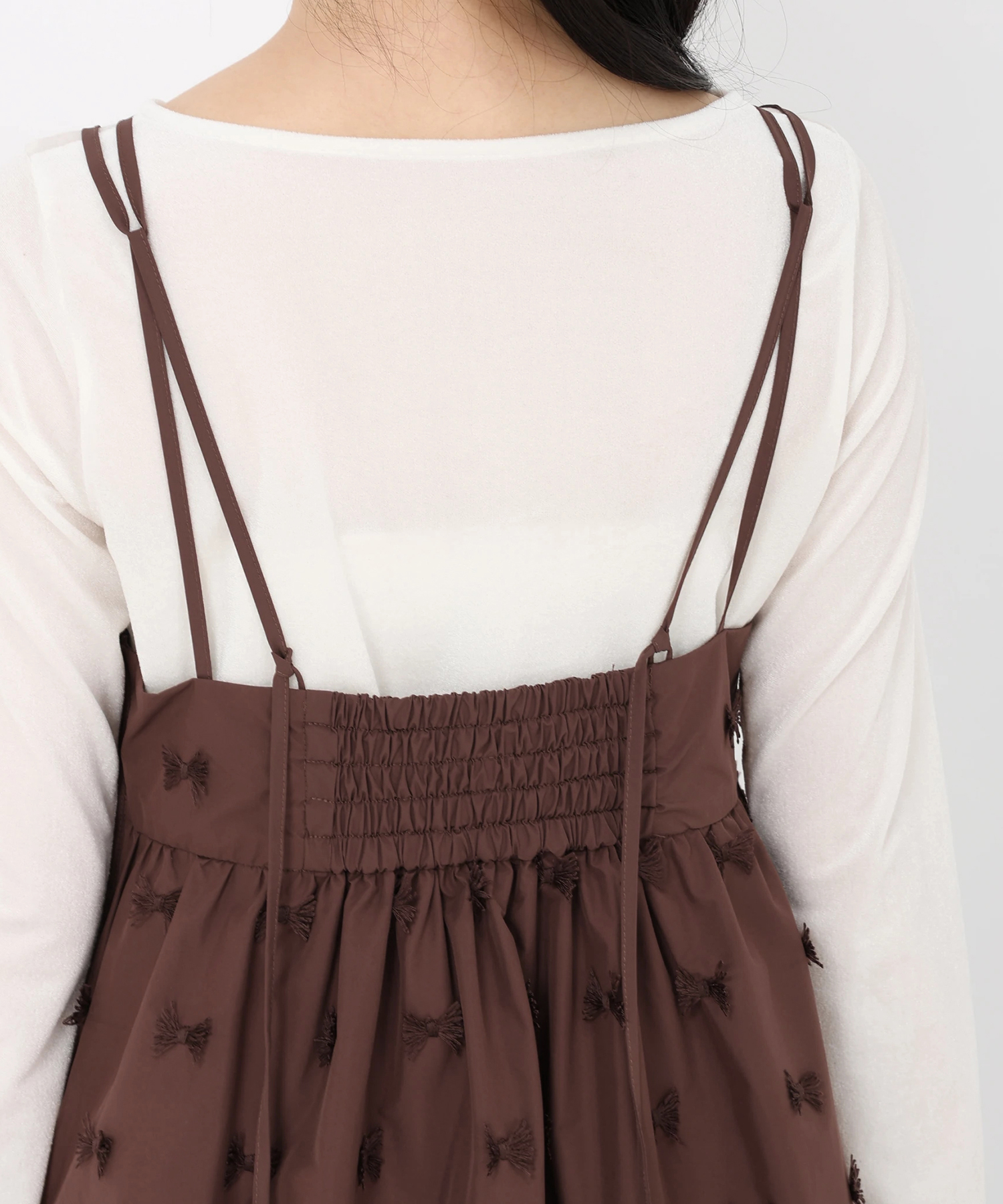 STRAWBERRY-FIELDS（ストロベリーフィールズ）｜リボン刺繍タフタ