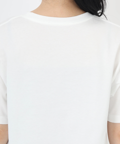 STRAWBERRY-FIELDS(ストロベリーフィールズ) |ラメプリントロゴティーシャツ