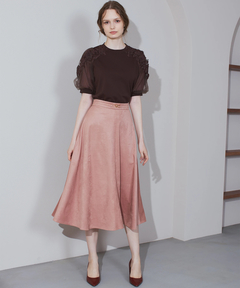 STRAWBERRY-FIELDS(ストロベリーフィールズ) |チュール＊レースバルーンスリーブニット