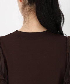 STRAWBERRY-FIELDS(ストロベリーフィールズ) |チュール＊レースバルーンスリーブニット