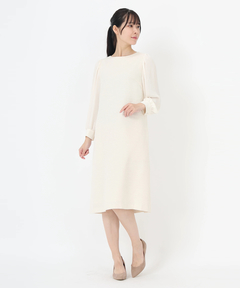 STRAWBERRY-FIELDS(ストロベリーフィールズ) |ジョーゼットスリーブツイードワンピース