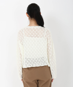 STRAWBERRY-FIELDS(ストロベリーフィールズ) |チュールヤーンレース編ニット