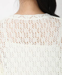 STRAWBERRY-FIELDS(ストロベリーフィールズ) |チュールヤーンレース編ニット