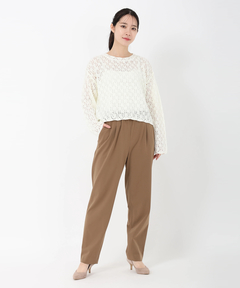 STRAWBERRY-FIELDS(ストロベリーフィールズ) |チュールヤーンレース編ニット