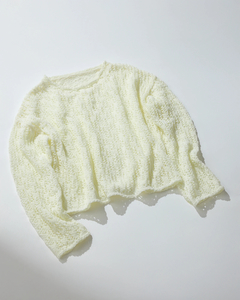 STRAWBERRY-FIELDS(ストロベリーフィールズ) |チュールヤーンレース編ニット