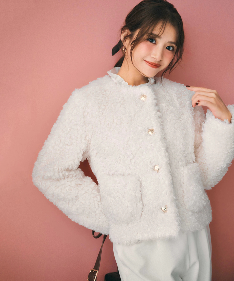 STRAWBERRY-FIELDS(ストロベリーフィールズ) |フェイクファージャケット