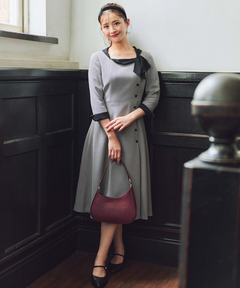 STRAWBERRY-FIELDS(ストロベリーフィールズ) |サイドリボンネックワンピース