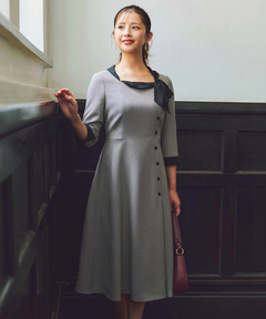 STRAWBERRY-FIELDS(ストロベリーフィールズ) |サイドリボンネックワンピース