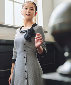 STRAWBERRY-FIELDS(ストロベリーフィールズ) |サイドリボンネックワンピース