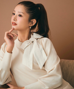 STRAWBERRY-FIELDS(ストロベリーフィールズ) |フロッキープリントチュールフレアースカート