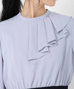 STRAWBERRY-FIELDS(ストロベリーフィールズ) |アシンメトリーフリルワンピース