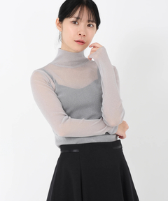 STRAWBERRY-FIELDS(ストロベリーフィールズ) |ナイロンラメチュールカットソー