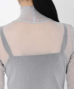 STRAWBERRY-FIELDS(ストロベリーフィールズ) |ナイロンラメチュールカットソー