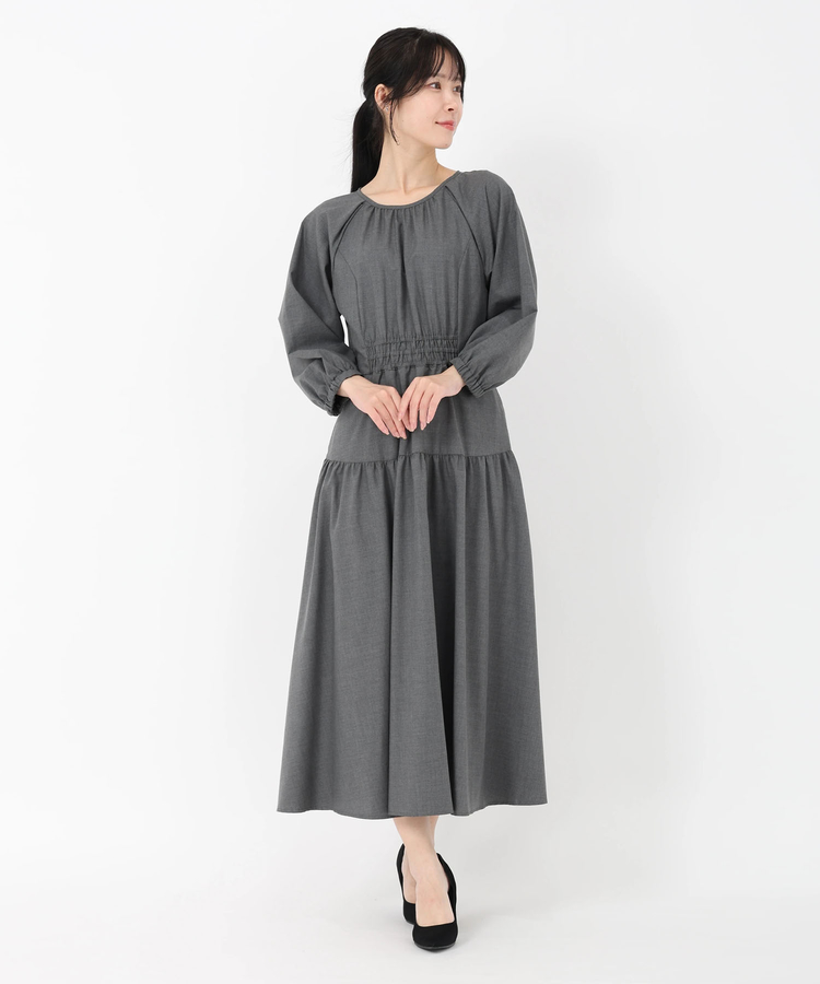 STRAWBERRY-FIELDS ワンピース STRAWBERRY-FIELDS ワンピース バイカラーセンタープリーツ