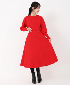 STRAWBERRY-FIELDS(ストロベリーフィールズ) |フレアーニットスカート