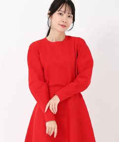 STRAWBERRY-FIELDS(ストロベリーフィールズ) |メタル釦アクセントニット