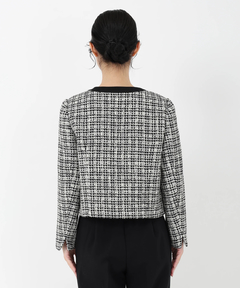 STRAWBERRY-FIELDS(ストロベリーフィールズ) |ミックスツイードジップアップジャケット