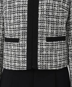 STRAWBERRY-FIELDS(ストロベリーフィールズ) |ミックスツイードジップアップジャケット