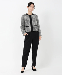 STRAWBERRY-FIELDS(ストロベリーフィールズ) |ミックスツイードジップアップジャケット