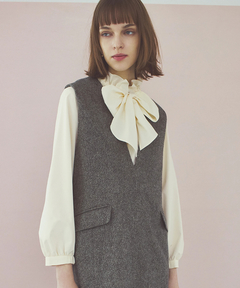 STRAWBERRY-FIELDS(ストロベリーフィールズ) |フリルカラーボウタイブラウス