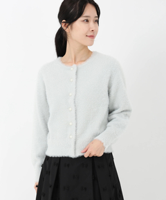 STRAWBERRY-FIELDS(ストロベリーフィールズ) |パール釦シャギーニット