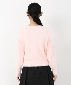 STRAWBERRY-FIELDS(ストロベリーフィールズ) |パール釦シャギーニット