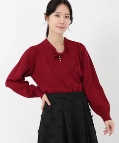 STRAWBERRY-FIELDS パールトリミングニットジャケット ネイビー ニット アイテム一覧｜STRAWBERRY-FIELDS（ストロベリーフィールズ）