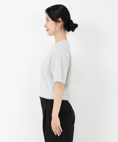 STRAWBERRY-FIELDS(ストロベリーフィールズ) |パールシャギーニットプルオーバー