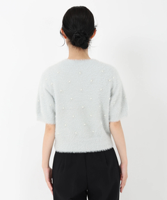 STRAWBERRY-FIELDS(ストロベリーフィールズ) |パールシャギーニットプルオーバー