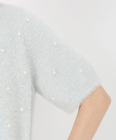 STRAWBERRY-FIELDS(ストロベリーフィールズ) |パールシャギーニットプルオーバー