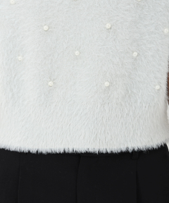 STRAWBERRY-FIELDS(ストロベリーフィールズ) |パールシャギーニットプルオーバー