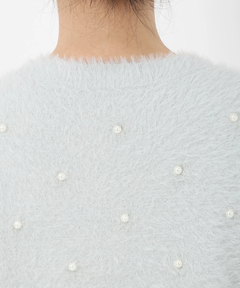 STRAWBERRY-FIELDS(ストロベリーフィールズ) |パールシャギーニットプルオーバー