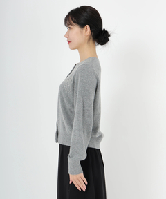 STRAWBERRY-FIELDS(ストロベリーフィールズ) |リボンモチーフ刺？ニットカーディガン