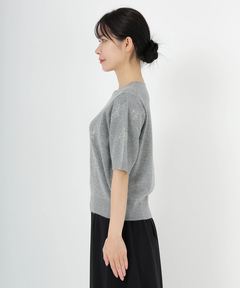 STRAWBERRY-FIELDS(ストロベリーフィールズ) |リボンモチーフ刺しゅうニット