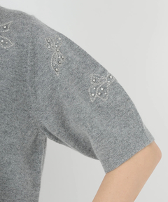 STRAWBERRY-FIELDS(ストロベリーフィールズ) |リボンモチーフ刺しゅうニット