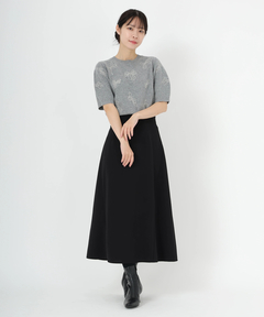 STRAWBERRY-FIELDS(ストロベリーフィールズ) |リボンモチーフ刺しゅうニット